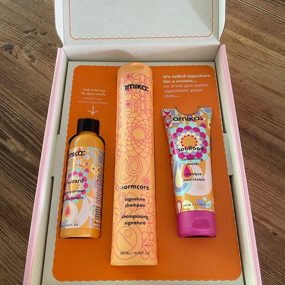 amika Other - amika Hydration Station Hair Set - Orange & Pink Accents